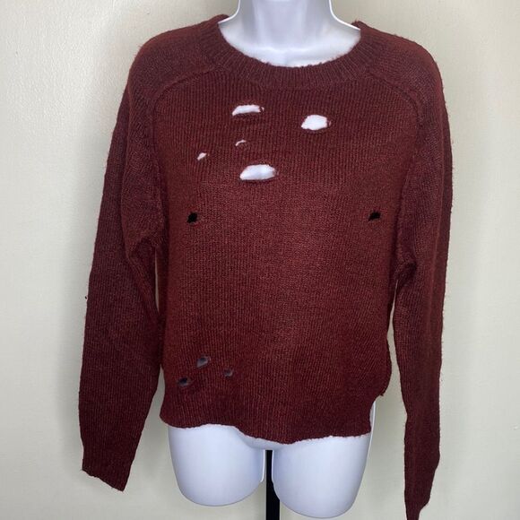 NEW…Burgundy sweater size L (large) from Forever21 - Picture 1 of 2